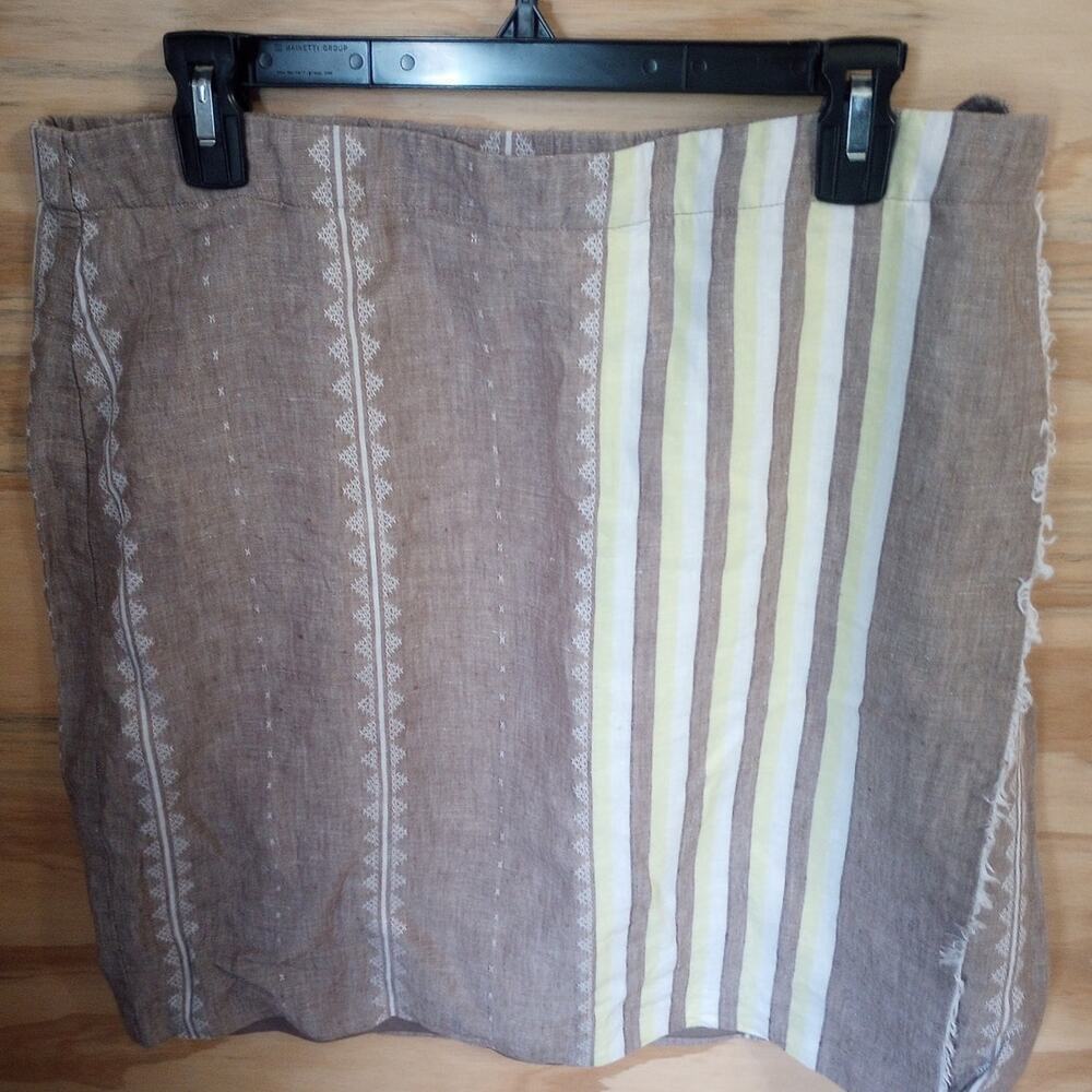 Women's J.Jill Midi Skirt Large‎ Linen
